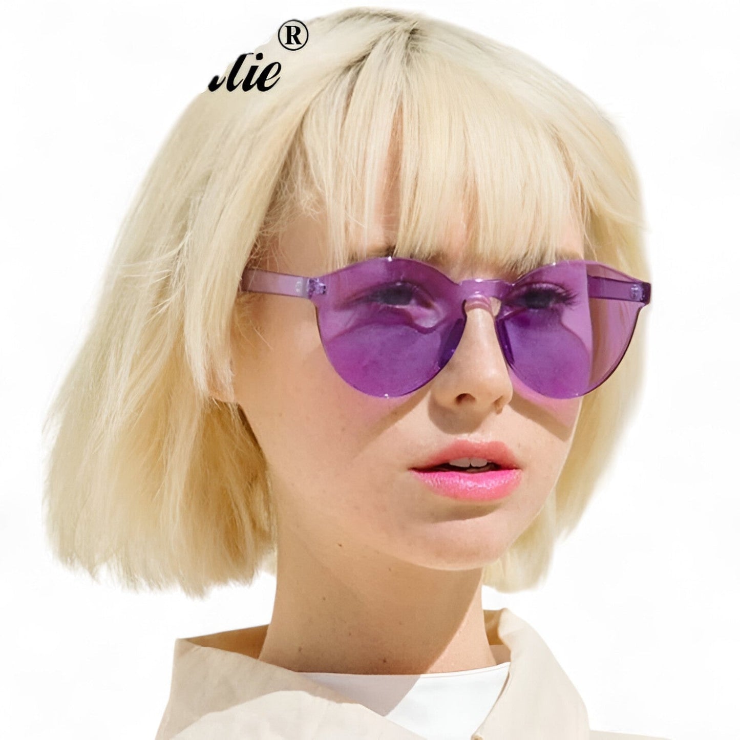 Skylar | Runde retro drahtlose Sonnenbrille