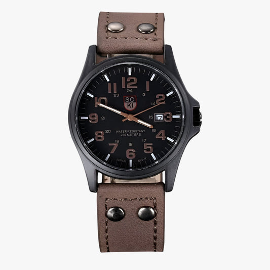 Claudio | Eleganz für den Alltag – Herrenarmbanduhr mit Datum und sportlichem Stil