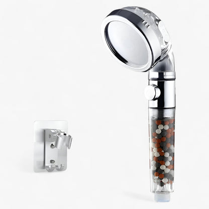 PureFlow | Hochdruck-Duschkopf - 3 Modi und Turmalinfiltration