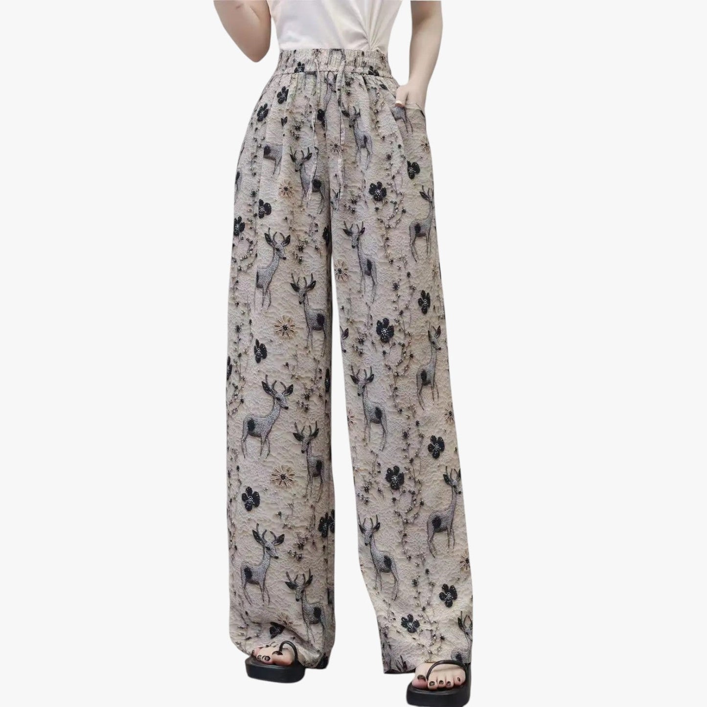 Cheryl | Sommerliche Chiffon-Hosen mit Taschen – Leicht und Lässig