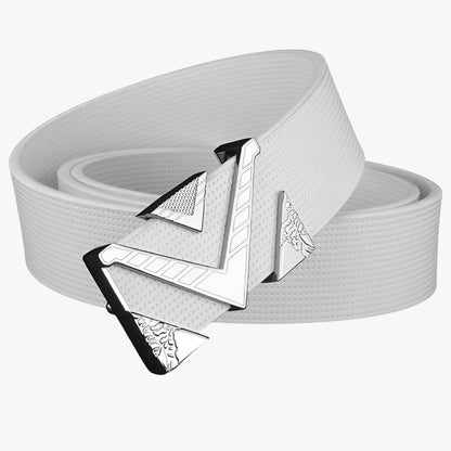 Isaac | Elegante Taillengürtel mit V-förziger goldener Schnalle