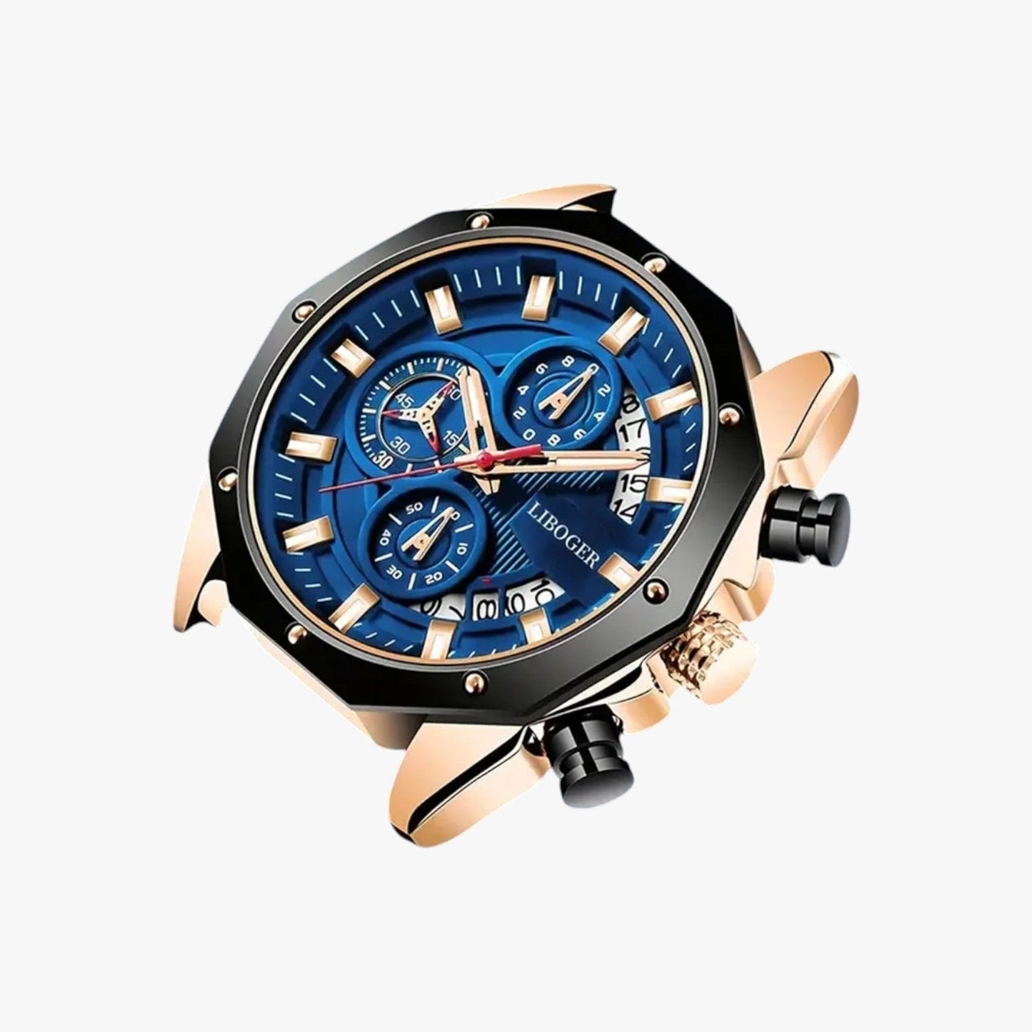 Herbert | Wasserdichter Sport-Silicone-Uhr in Blau