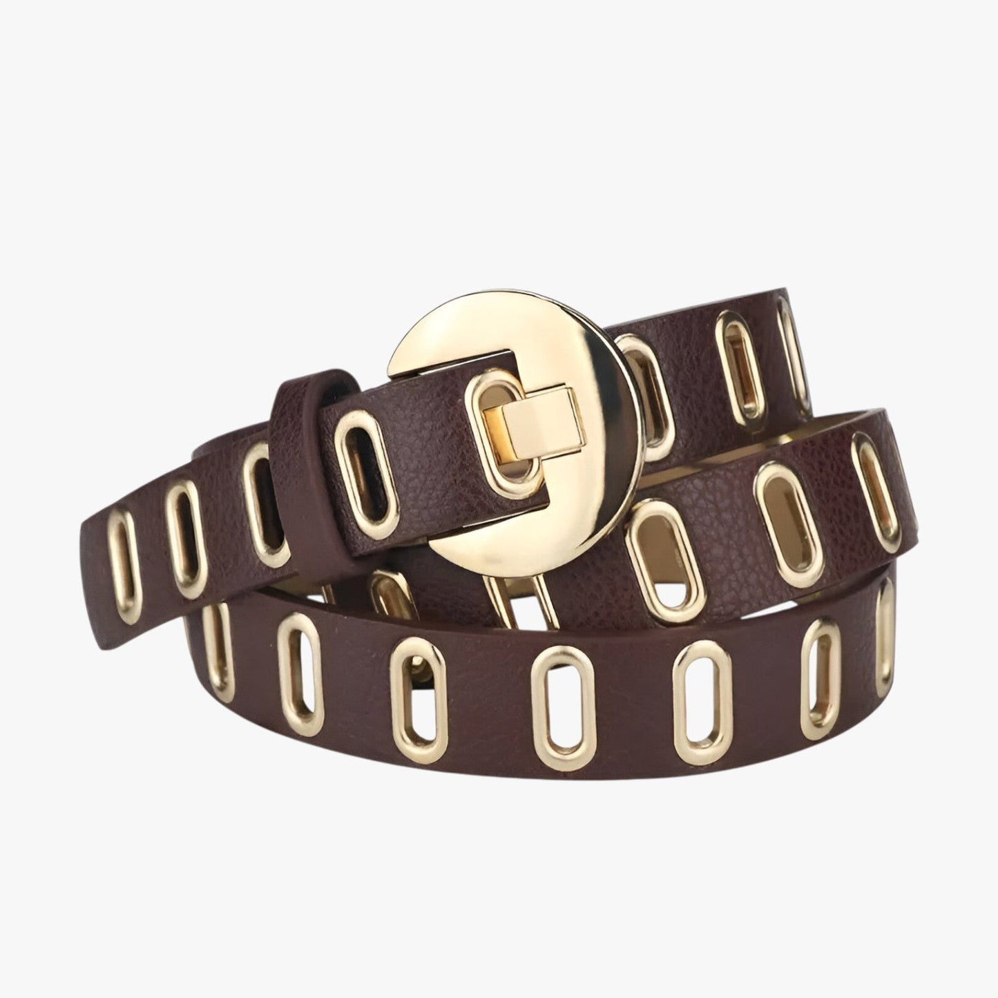 Ellie | Verstellbarer Grunge-Gürtel für Damen im Punk-Stil mit Edelstahl-Schnalle