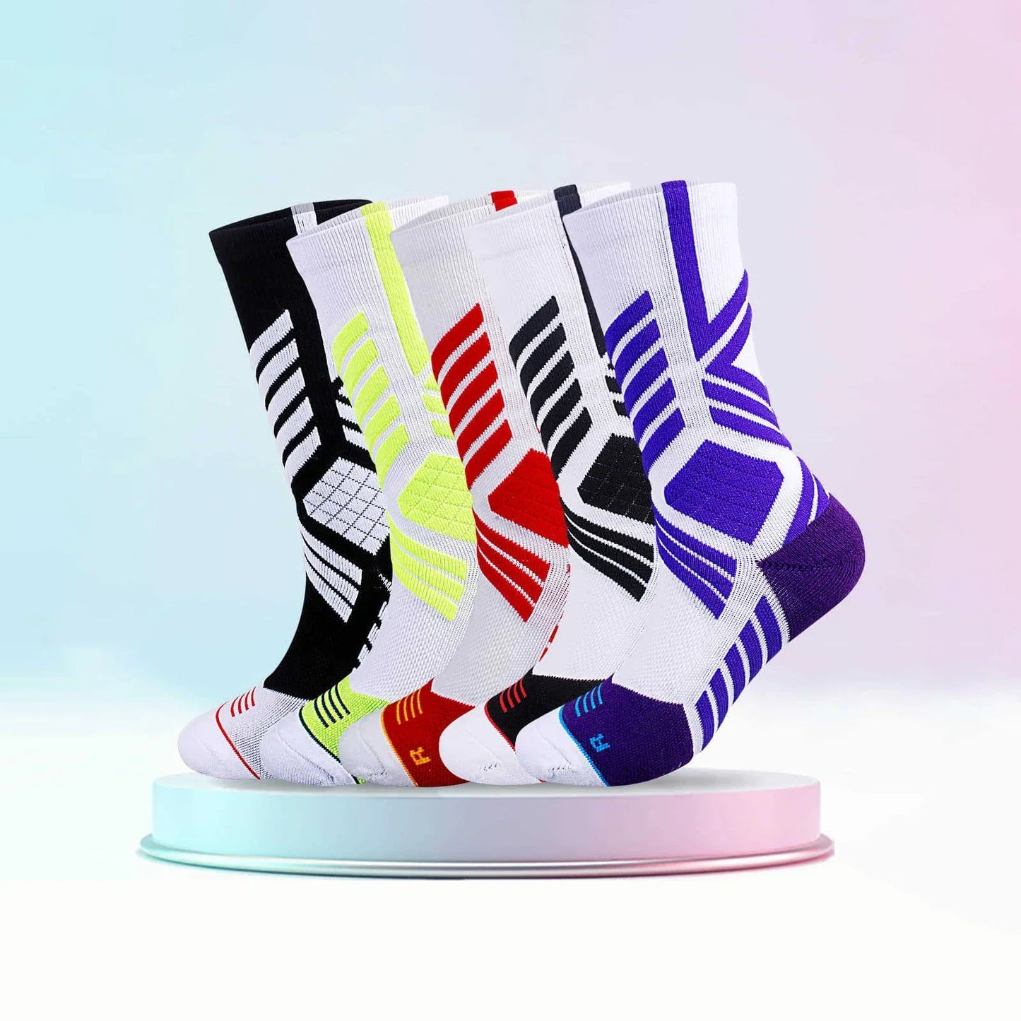 Terrence | Antirutsch-Basketballsocken: Stabilität und Komfort