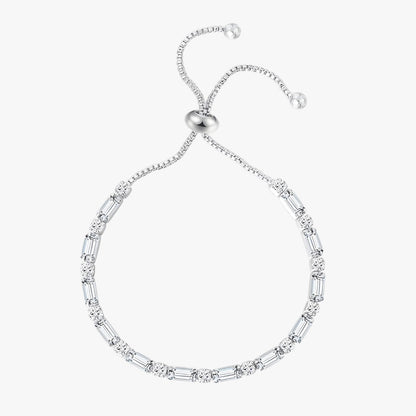Valerie | Geometrisches Armband Roségold mit Zirkonia Elegantes Geschenk für Damen