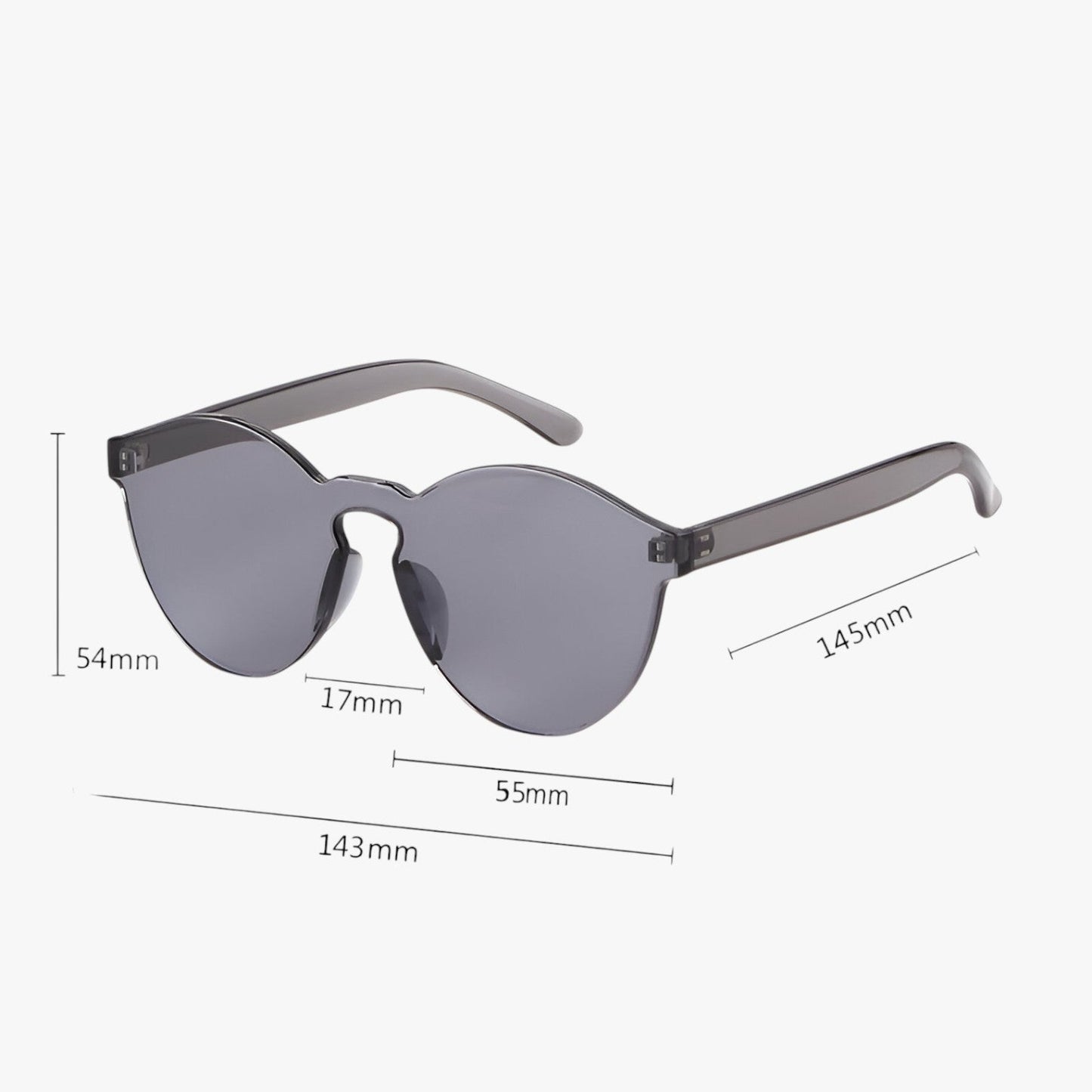 Skylar | Runde retro drahtlose Sonnenbrille