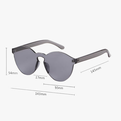 Skylar | Runde retro drahtlose Sonnenbrille