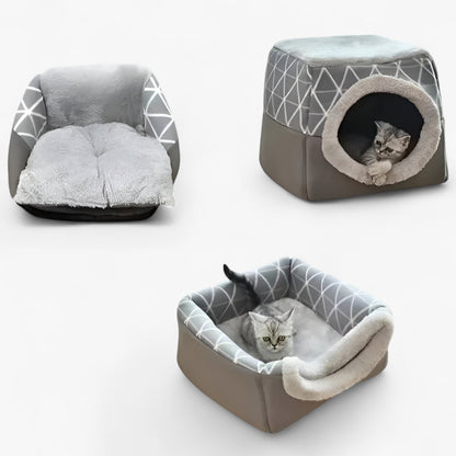 Felix | Multifuntionelles warmes Haustierbett