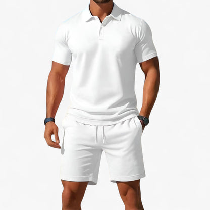 Adrian | Atmungsaktives Sommer-Polo-Set für Herren