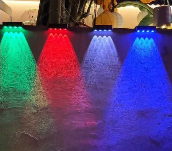 TwilightGuard™ LED-Wandleuchte mit verschiedenen Farben