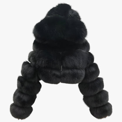 Weiche Kunstpelzjacke Schnee - Luxuriöse Wärme und Eleganz