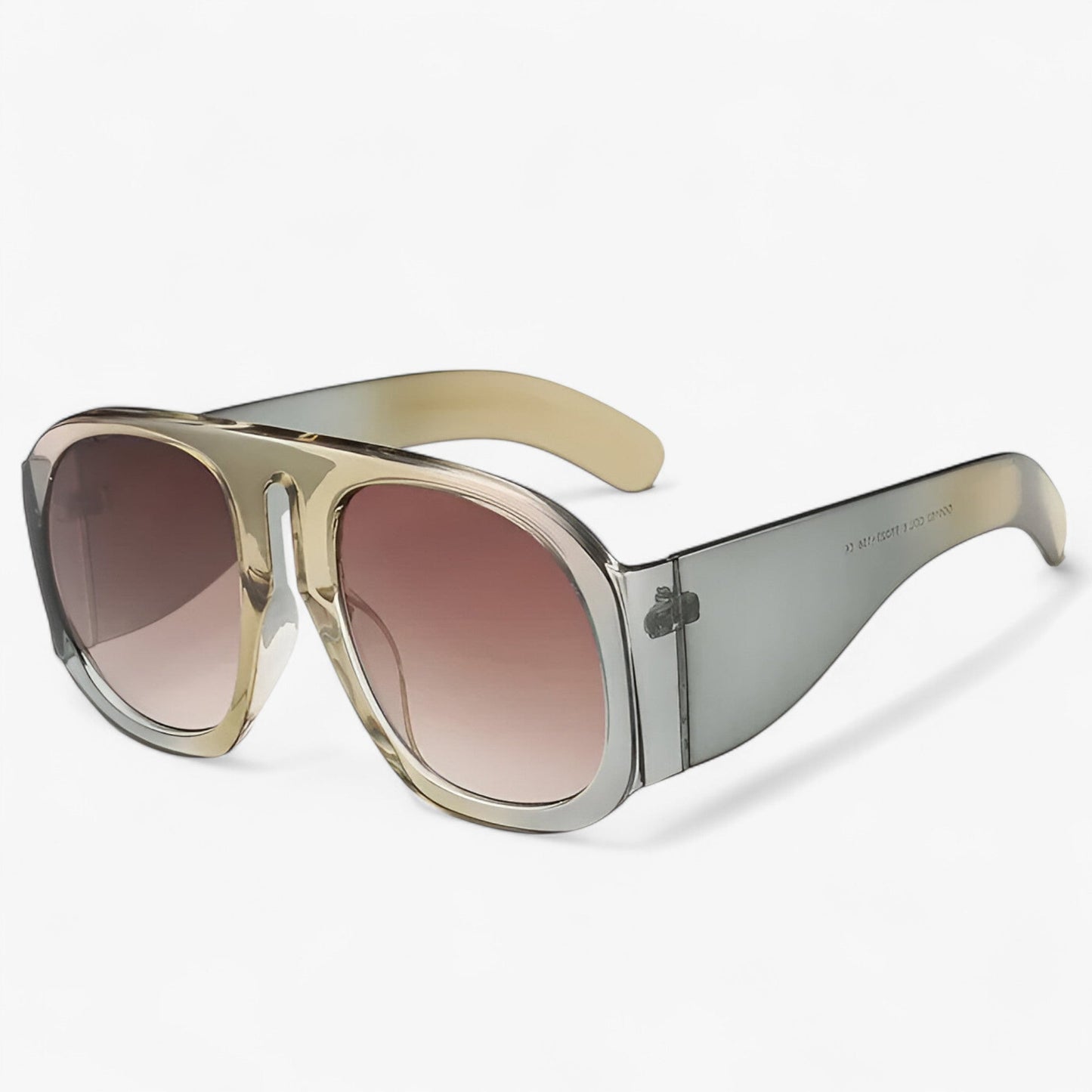 Lorenzo | Retro-Stil oversized runde Sonnenbrille
