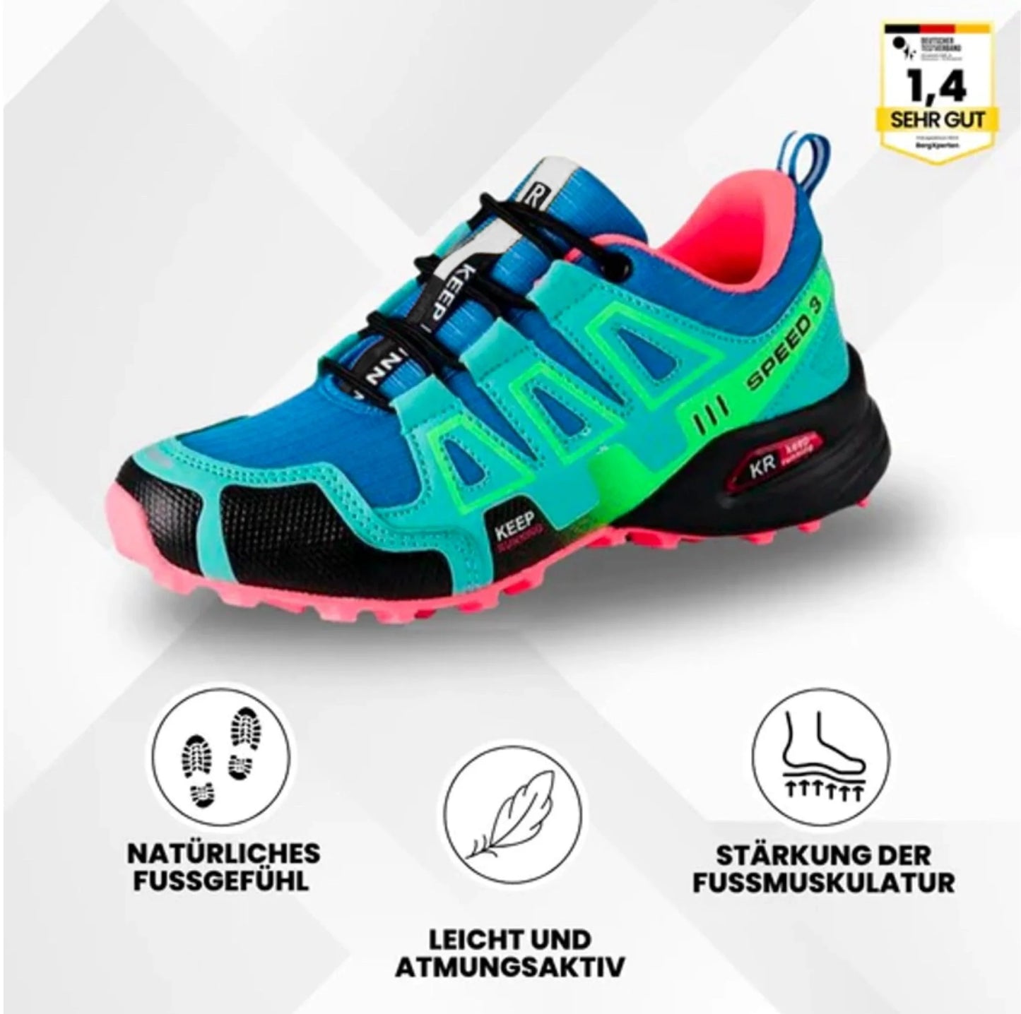 OrthoTrekking – Ergonomische & Gesunde Trekking u.-Wanderschuhe für besseren Schlaf