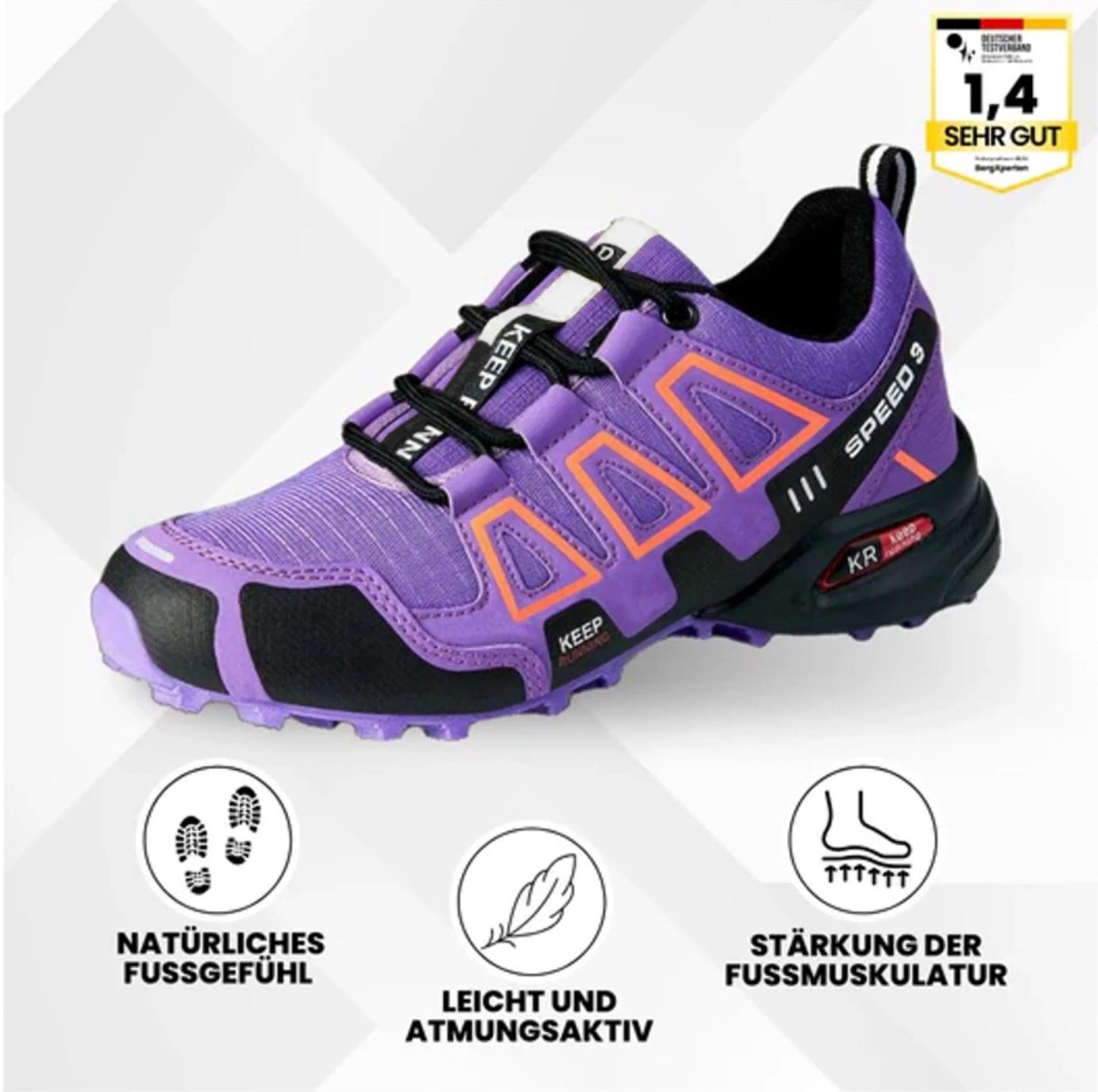 OrthoTrekking – Ergonomische Wanderschuhe für sicheres, gelenkschonendes Gehen für Senioren