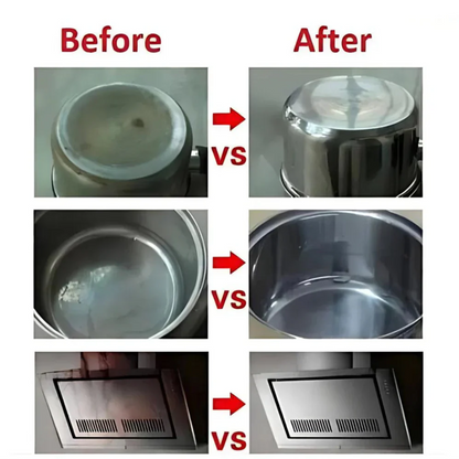 Edelstahl-Reinigungspaste – Reinigt, Poliert & Schützt in einem Schritt!