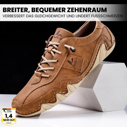 Ibex - ergonomischer, schmerzlindernder & wasserdichter Leder-Barfußschuh - Sonderaktion 1+1 Gratis
