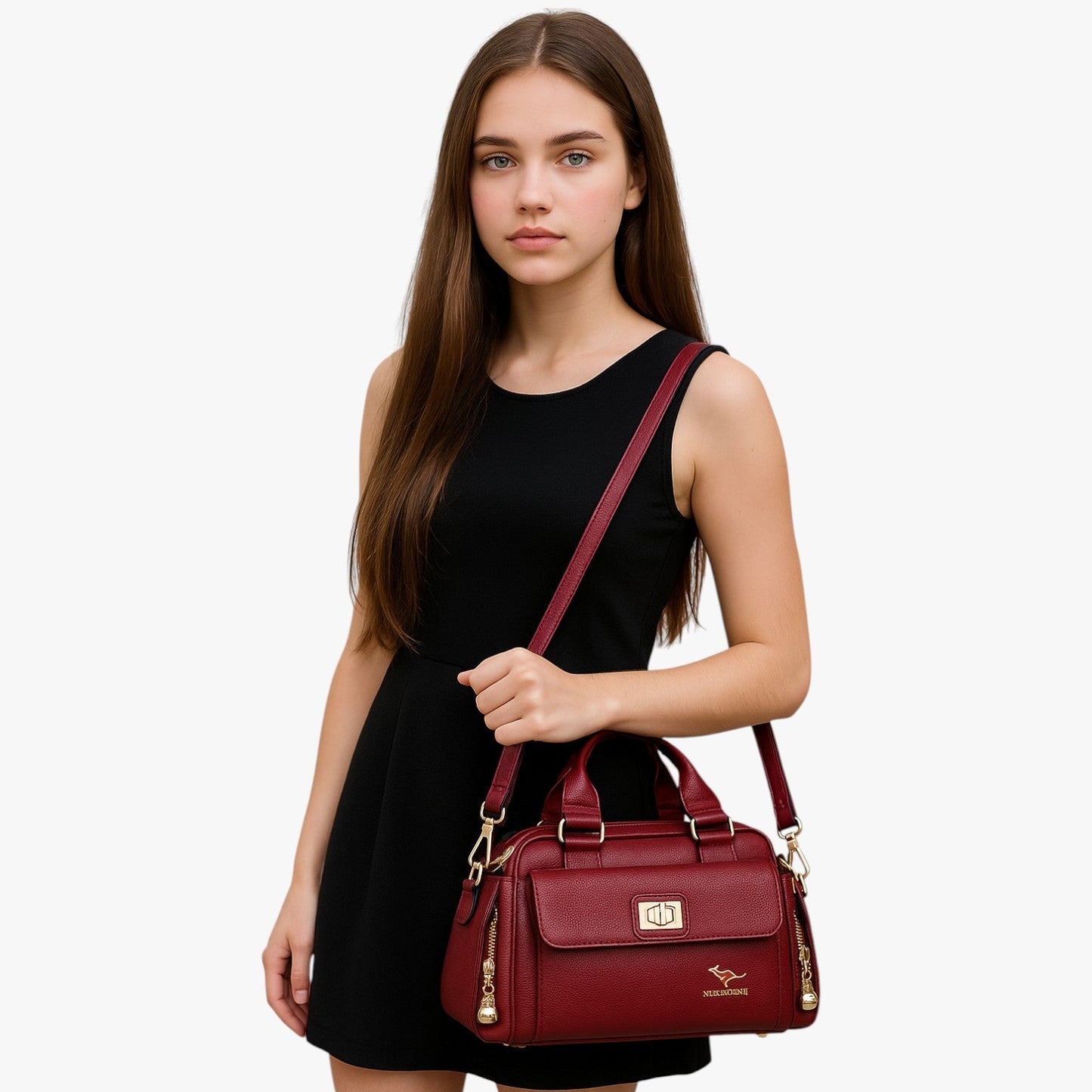 Siera | Eleganz und Praktikabilität für jeden Tag – Mehrzwecktasche aus PU-Leder