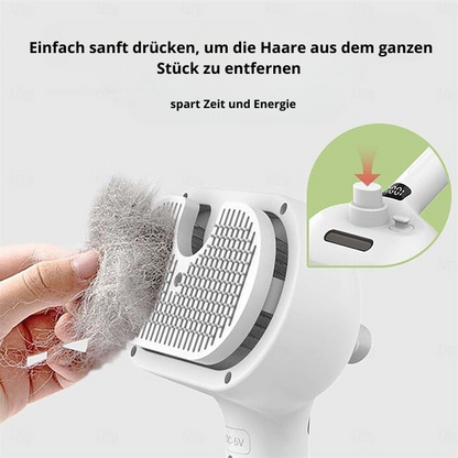 FluffSteam™ – Die weichste Dampfbürste für Ihr Haustier