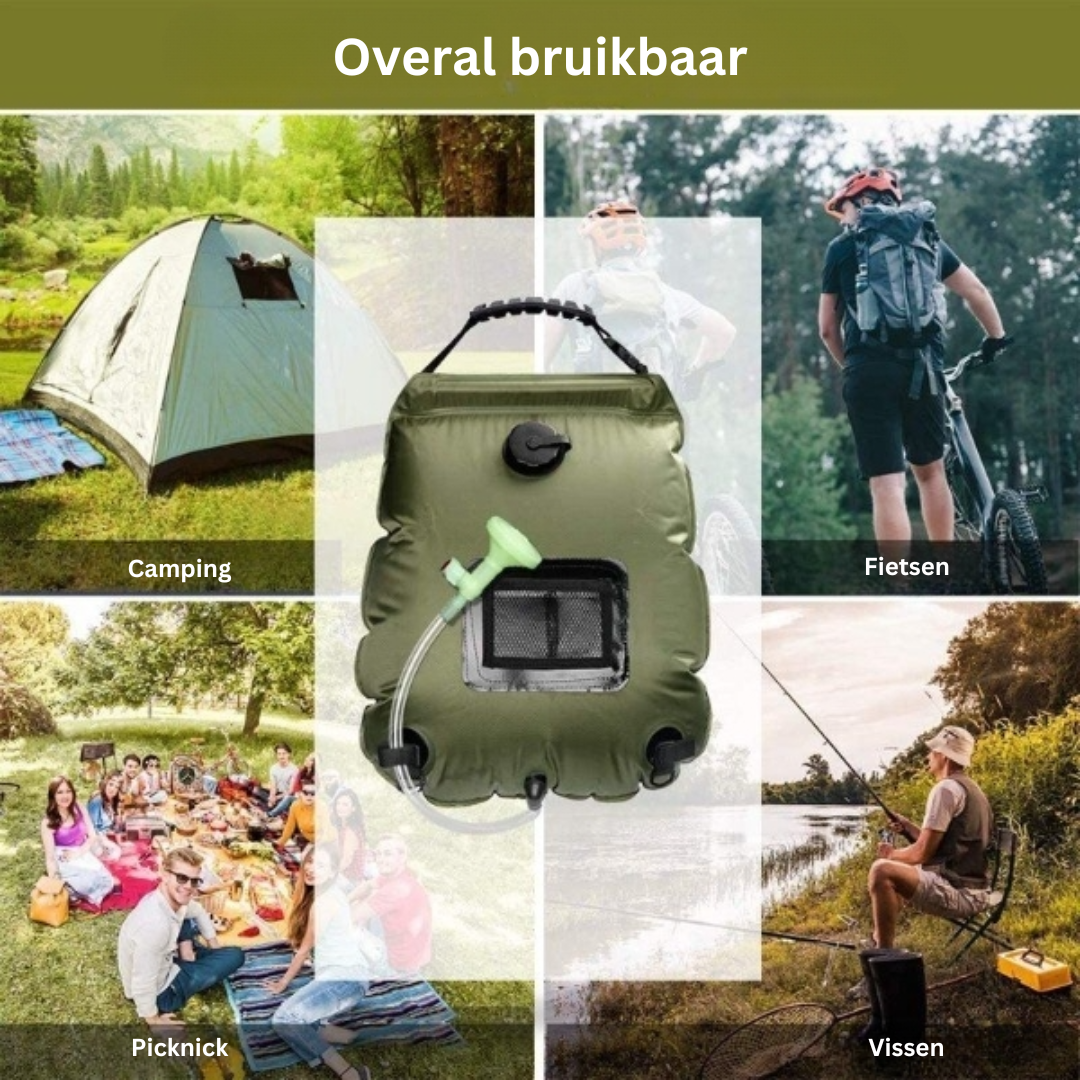 SunShower Pro™- Deine warme Dusche, immer und überall!