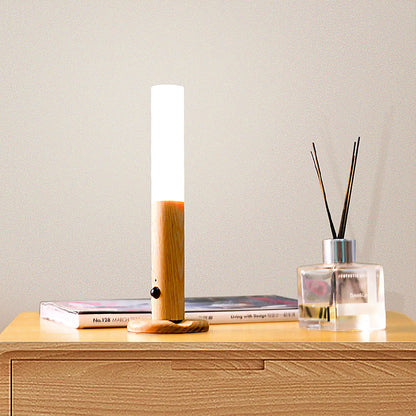 Stilvolle magnetische kabellose Lampe mit Holz | 50% RABATT