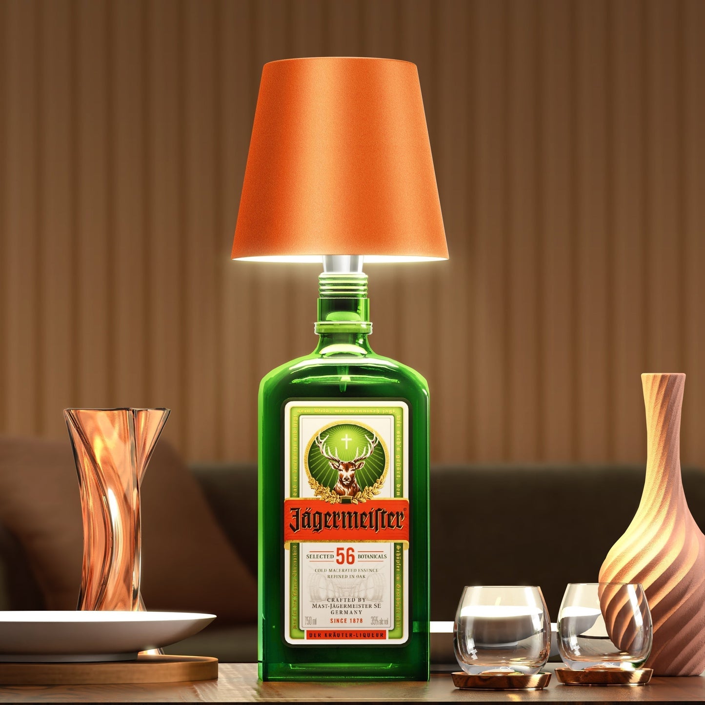 Tragbare Drahtlose Flaschenlampe