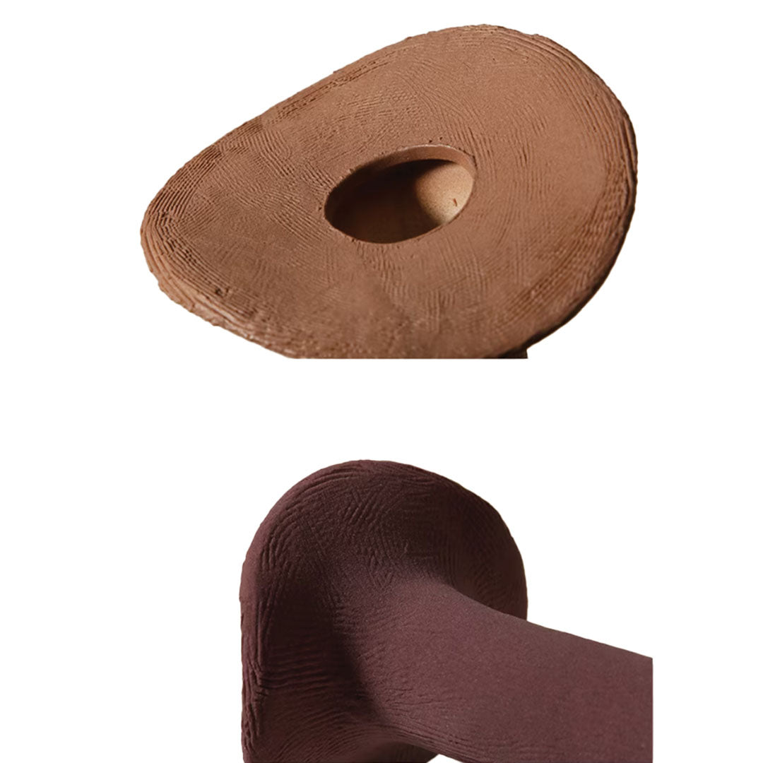 Moderne Morandi-Keramikvase | Schlankes, raffiniertes Akzentstück