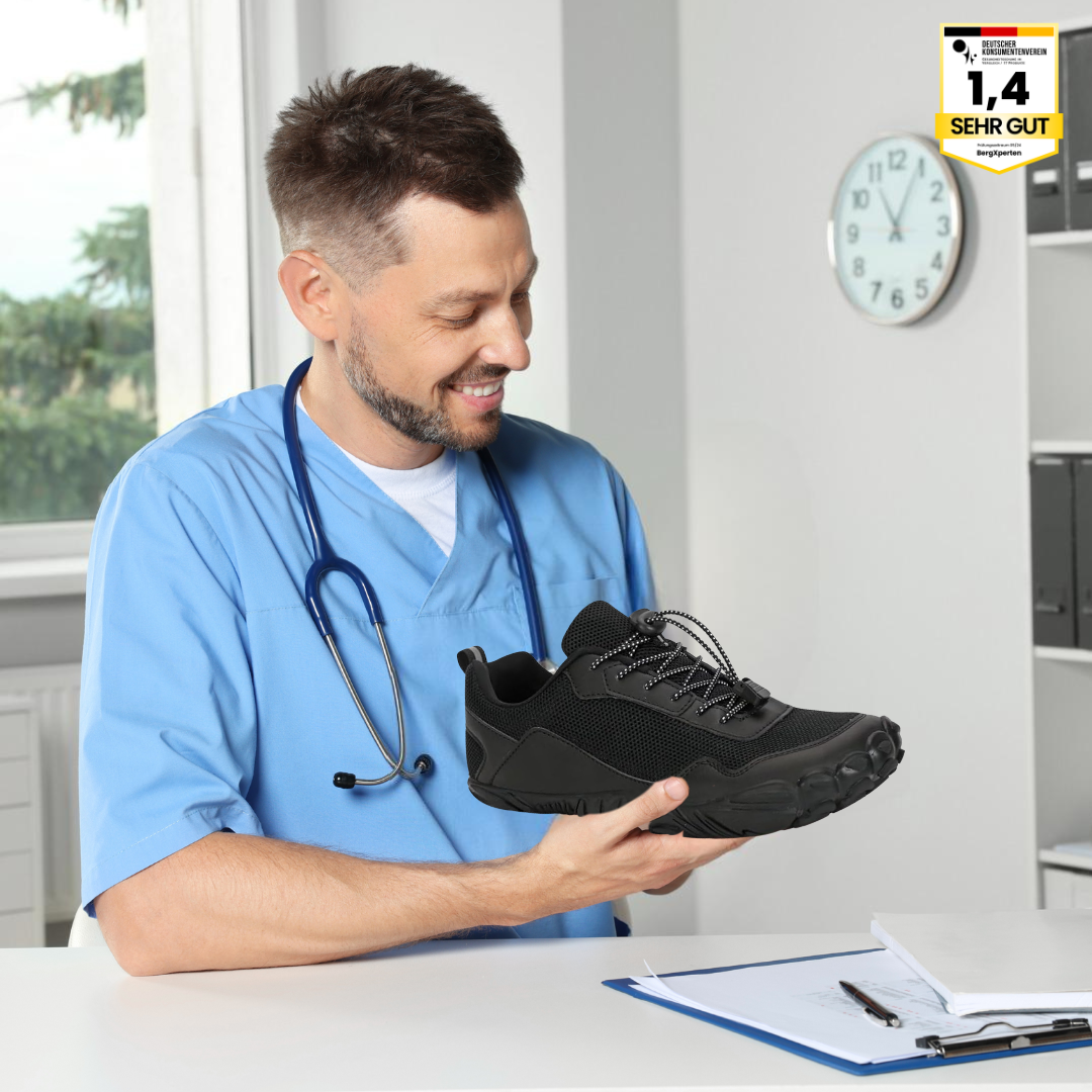 EarthWalk - orthopädischer & wasserdichter Barfußschuh für Herbst und Winter - Sonderaktion 1+1 Gratis