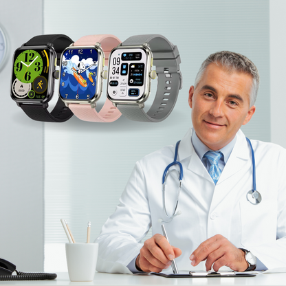 Healthmed Gesundheits-Smartwatch - zur Überwachung von Blutzucker - Sonderaktion 1+1 Gratis