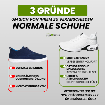 OrthoCare – Ergonomische & gesunde Schuhe für sicheres, gelenkschonendes Gehen für Senioren