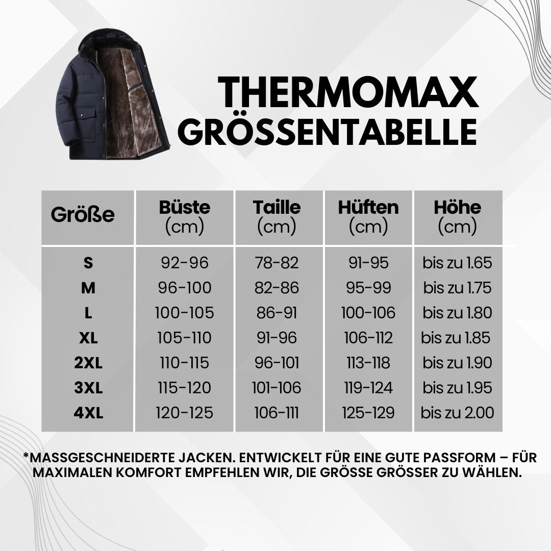ThermoMax - Herren-Kapuzenjacke für den Winter