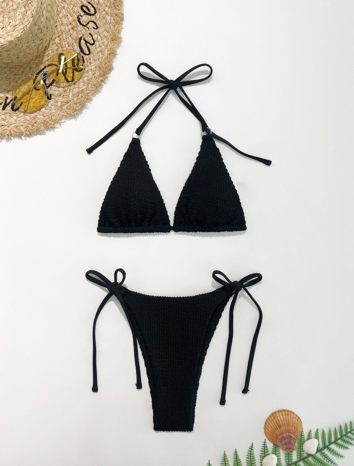 Aqua Bloom™  - Zweiteiliges Bikini-Set mit Metallring