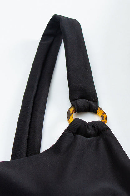 Ocean Whisper™ - Einteiliger Badeanzug mit Ringausschnitt