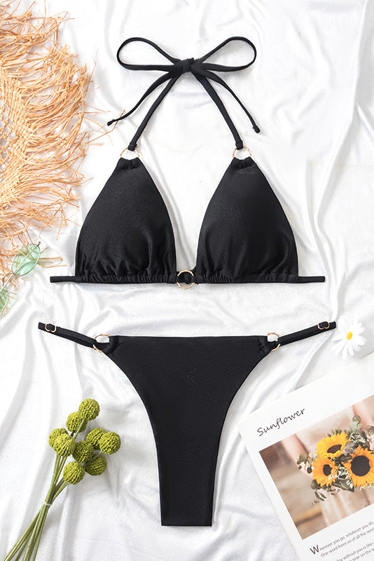 Capri Azure™ - Ring Linked Halter Bikini
