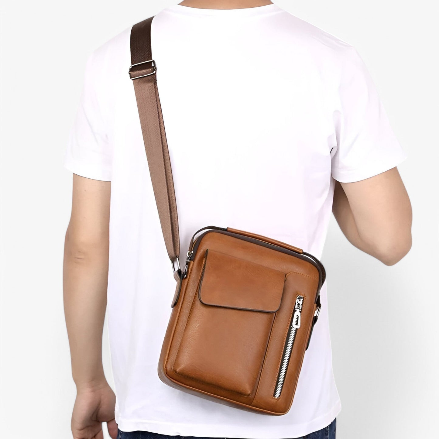 Prestige™ – Luxus Leder Schultertasche für Stil und Funktionalität