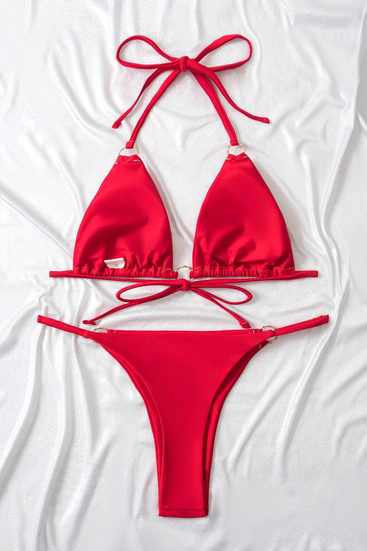 Capri Azure™ - Ring Linked Halter Bikini