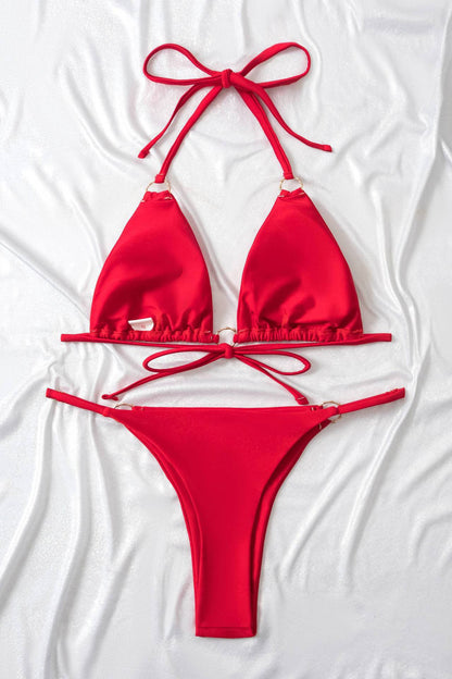 Capri Azure™ - Ring Linked Halter Bikini