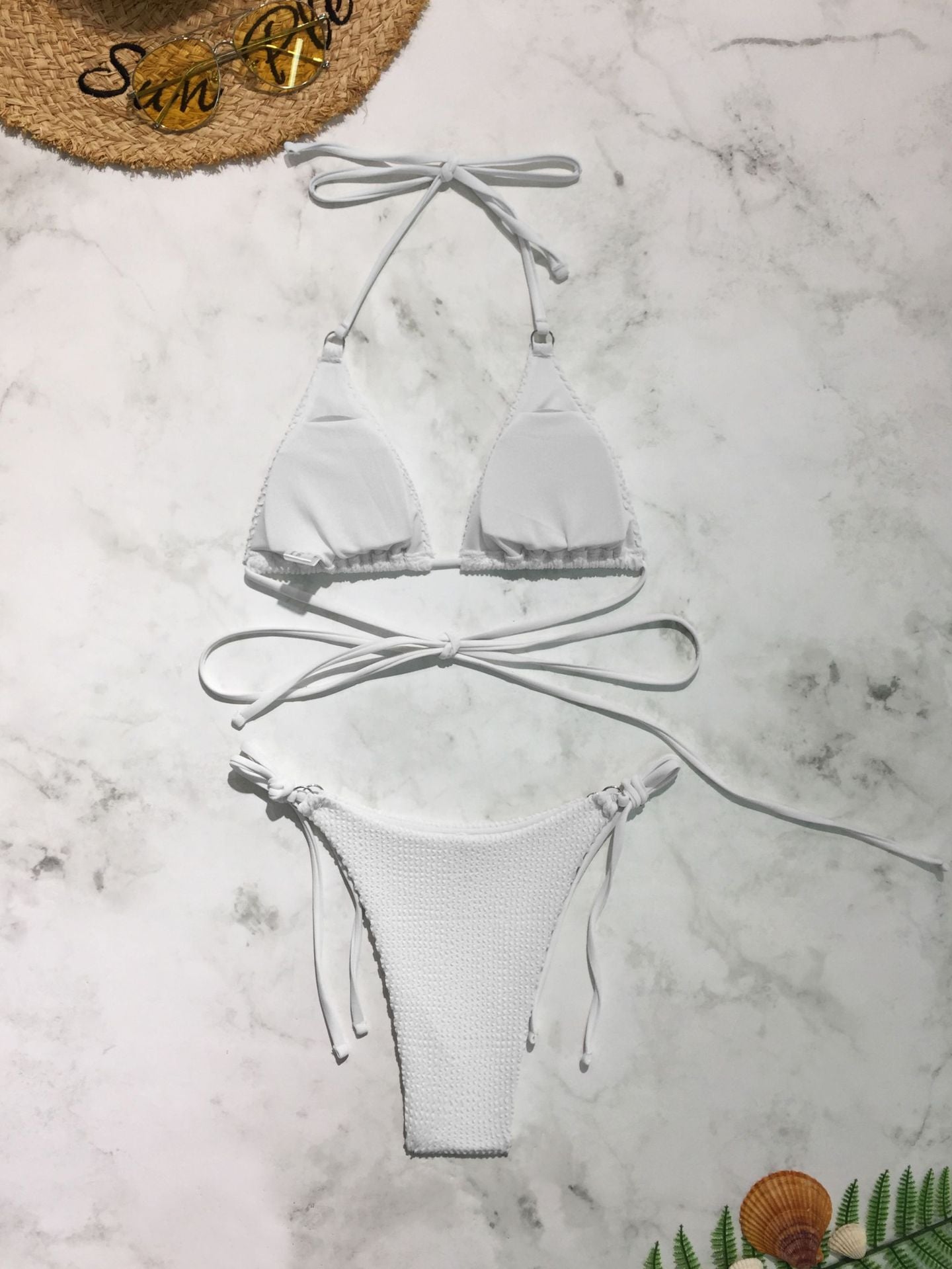 Aqua Bloom™  - Zweiteiliges Bikini-Set mit Metallring