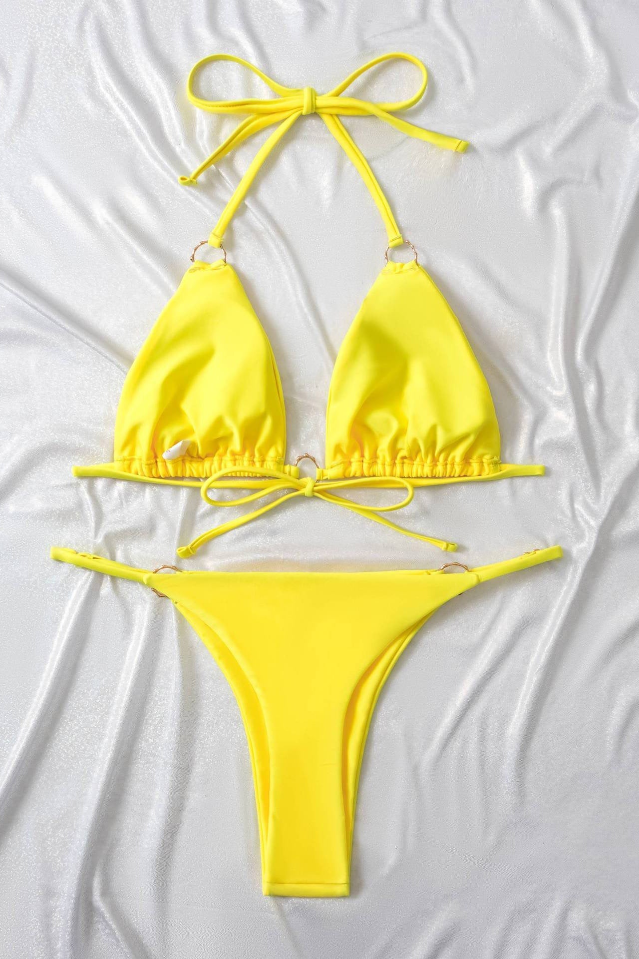 Capri Azure™ - Ring Linked Halter Bikini
