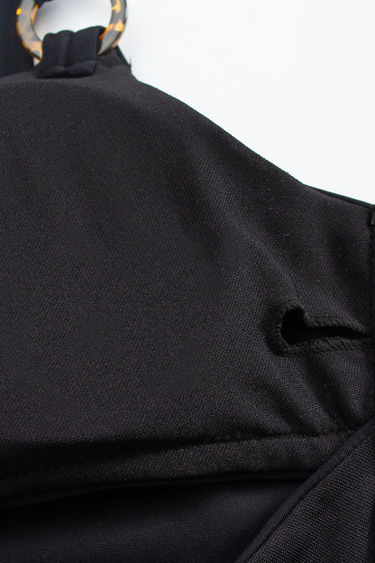 Ocean Whisper™ - Einteiliger Badeanzug mit Ringausschnitt