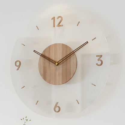 Nordische Stille | 14 Zoll Massivholz Wanduhren - Fügt Eleganz zu jedem Raum hinzu