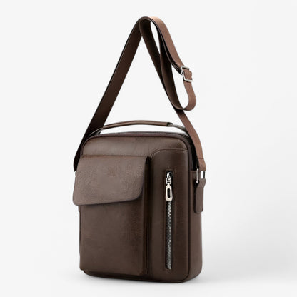 Prestige™ – Luxus Leder Schultertasche für Stil und Funktionalität