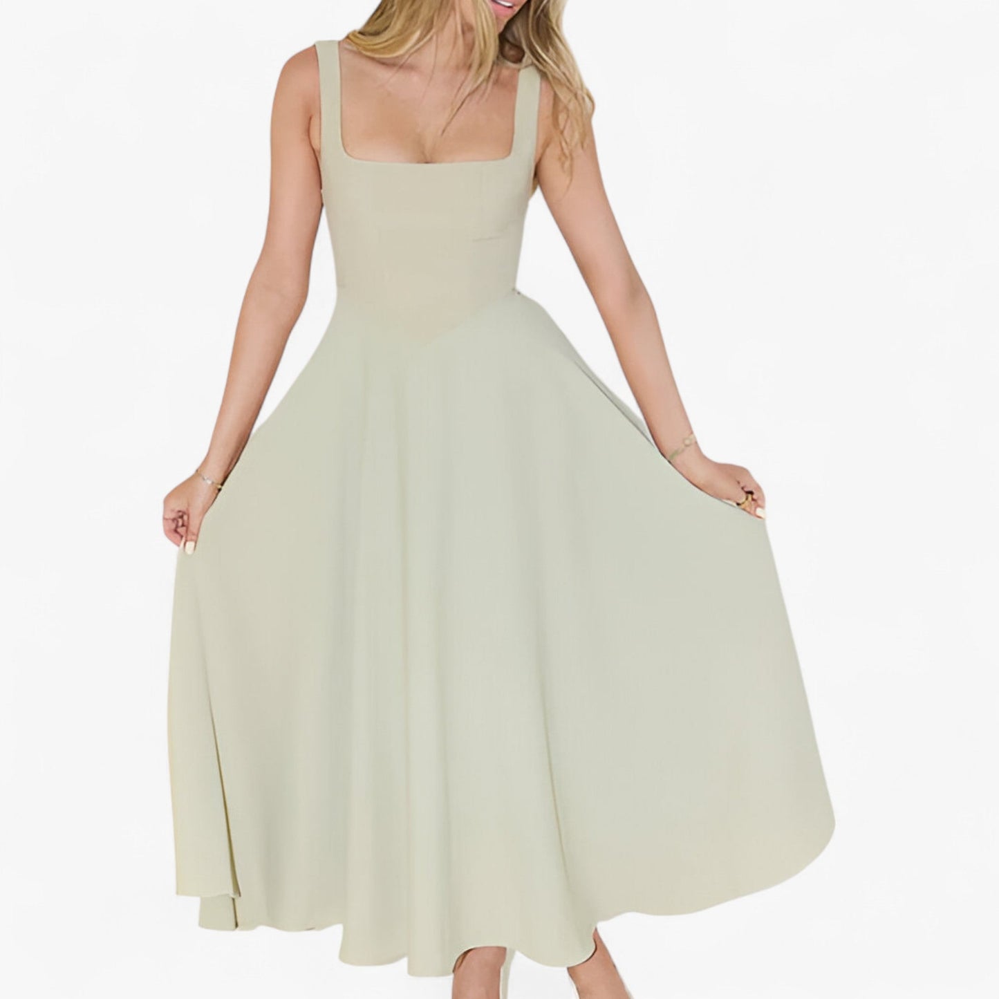 Lilou | Elegantes Midikleid