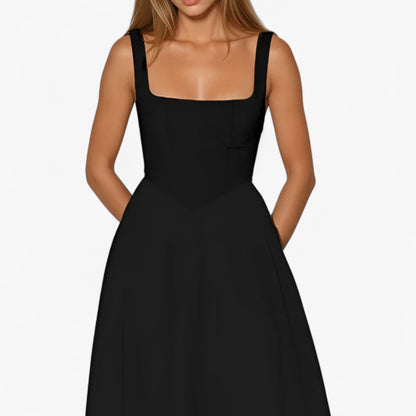 Lilou | Elegantes Midikleid