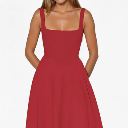 Lilou | Elegantes Midikleid