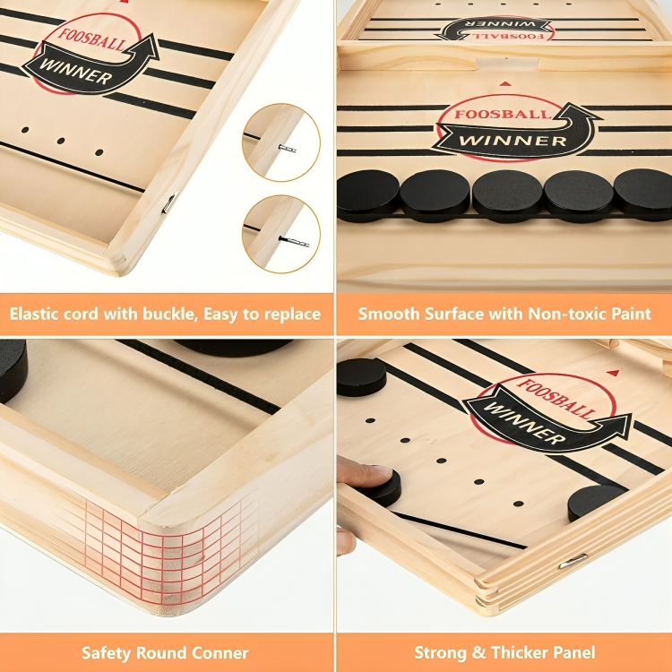 SkillShot™ | Hölzerne Puckschleuder Geschicklichkeitsspiel