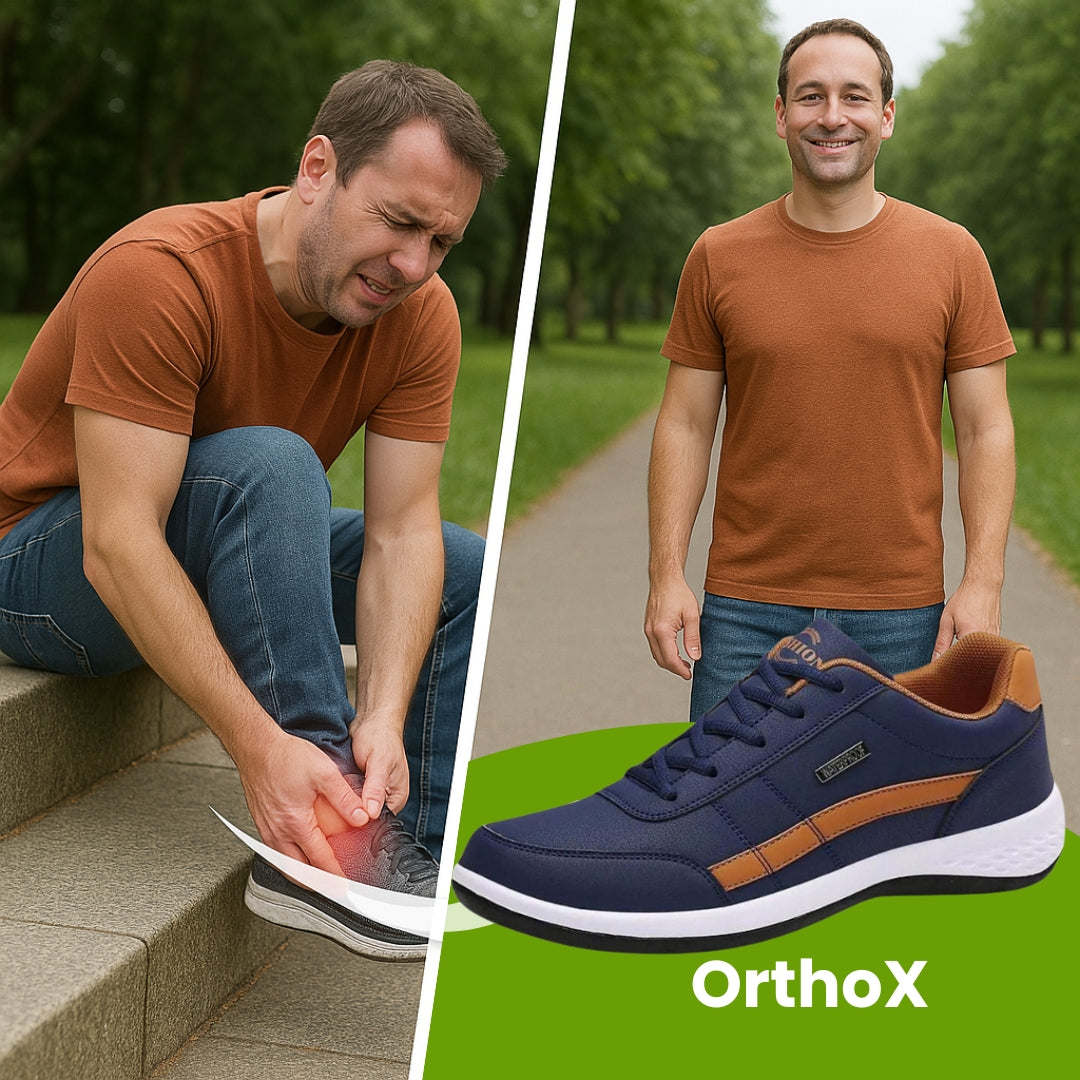 OrthoX - ergonomische schmerzlindernde Komfortschuhe für Entlastung bei Rückenschmerzen & Gelenkproblemen
