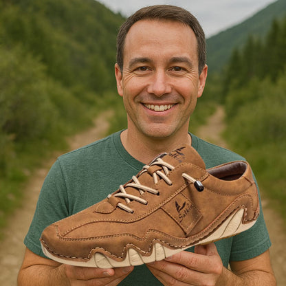 Ibex - ergonomischer, schmerzlindernder & wasserdichter Leder-Barfußschuh für Entlastung bei Rückenschmerzen & Gelenkproblemen