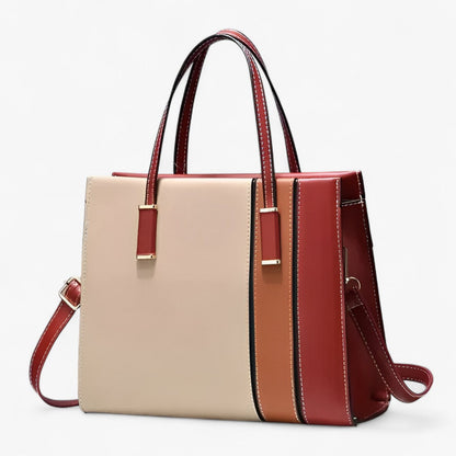 Patchwork Handtas für Damen mit verstellbarem Riem