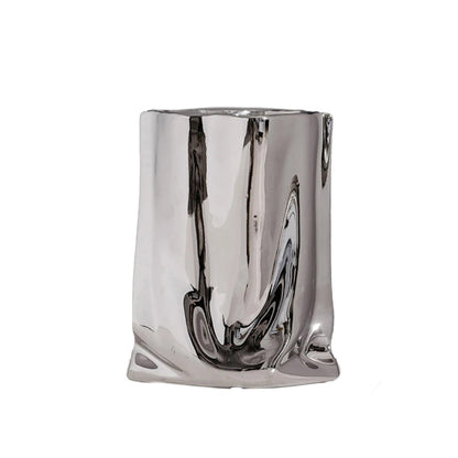Gefaltete Blumenvase | Zeitgenössische Dekoration, Ideal für Jeden Raum