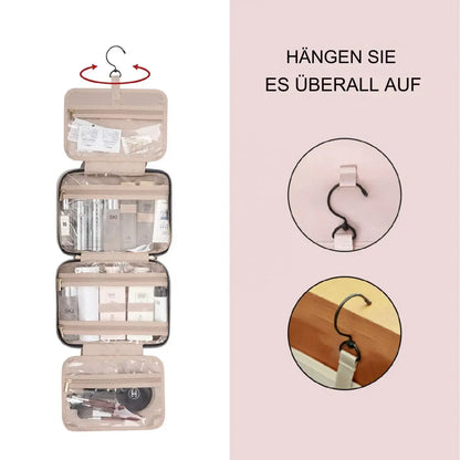 Große Kosmetiktasche mit viel Platz - überall organisiert bleiben